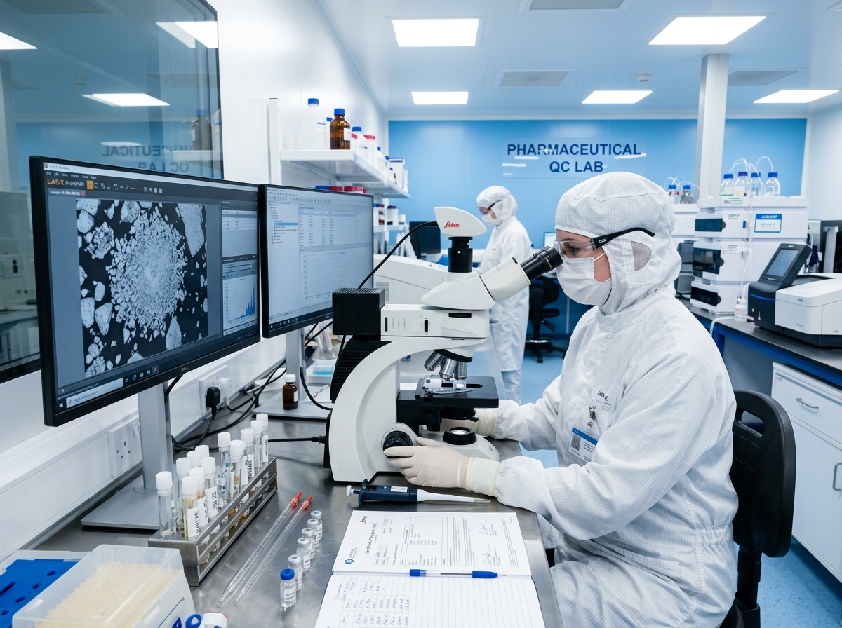 Laboratory quality control and chemical verification testing